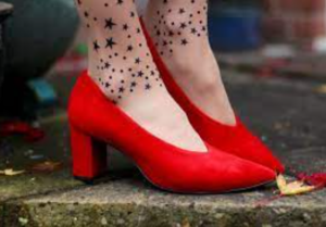 Red Shoes For A Feisty Pop